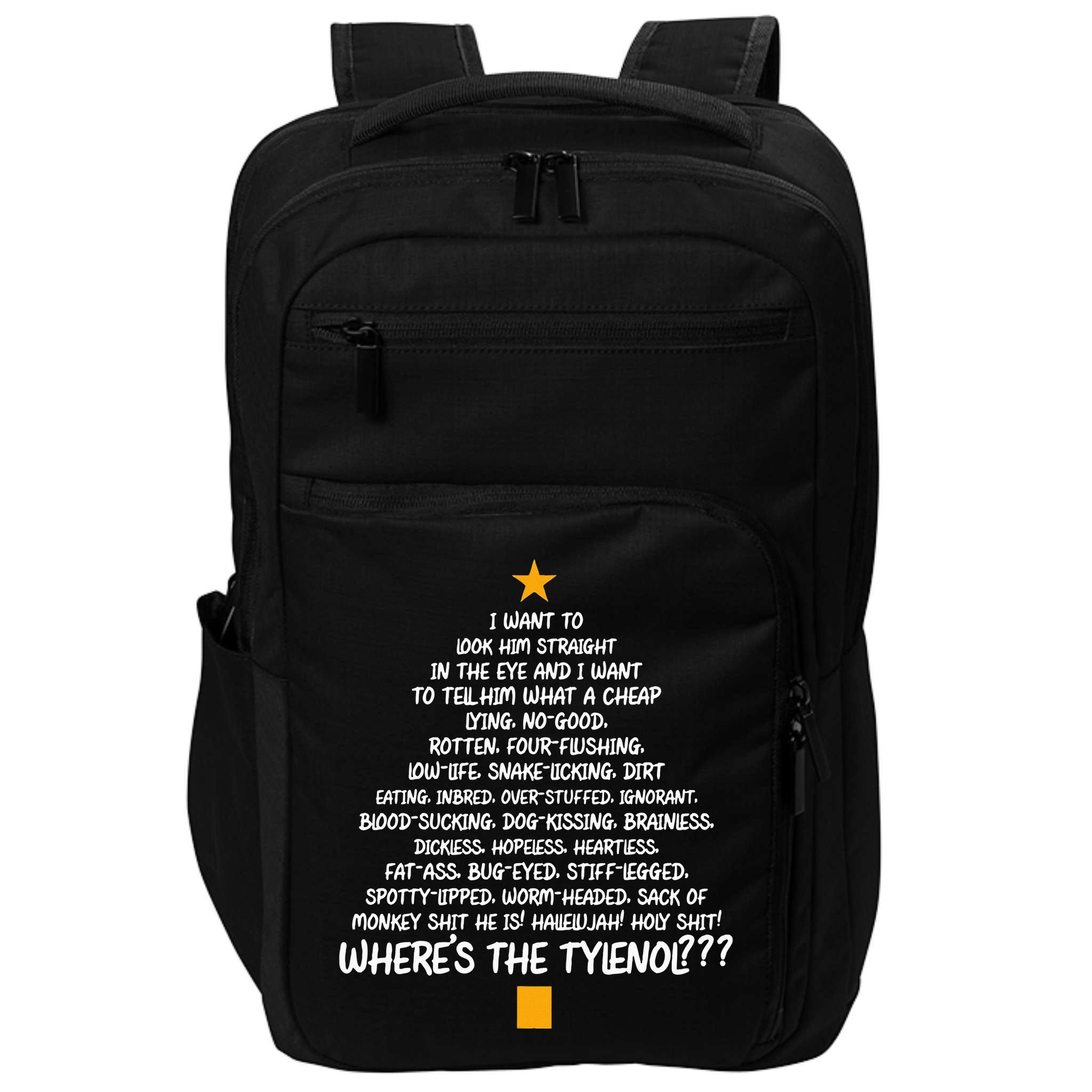 Christmas Vacation Rant Christmas Tree Impact Tech Backpack