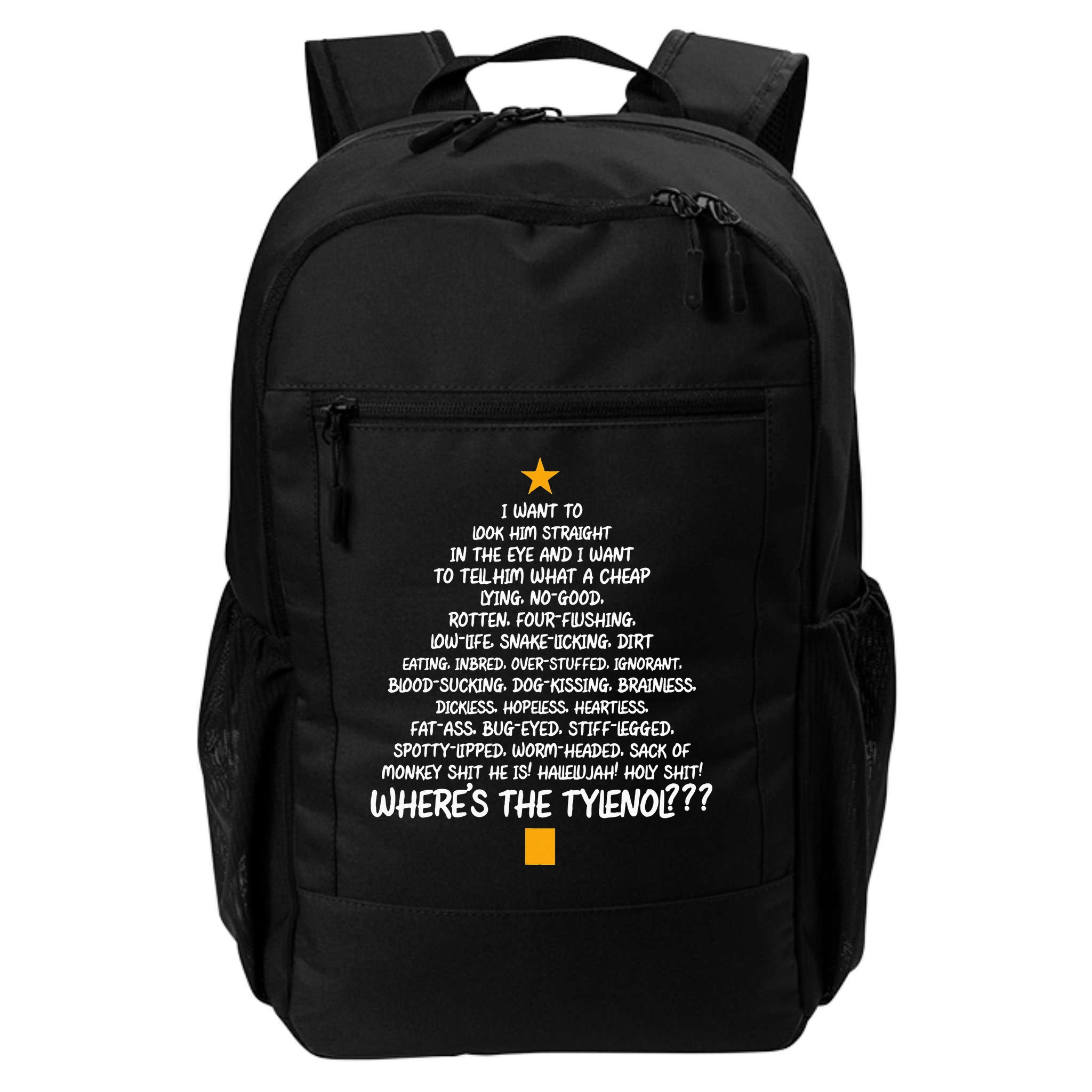 Christmas Vacation Rant Christmas Tree Backpack