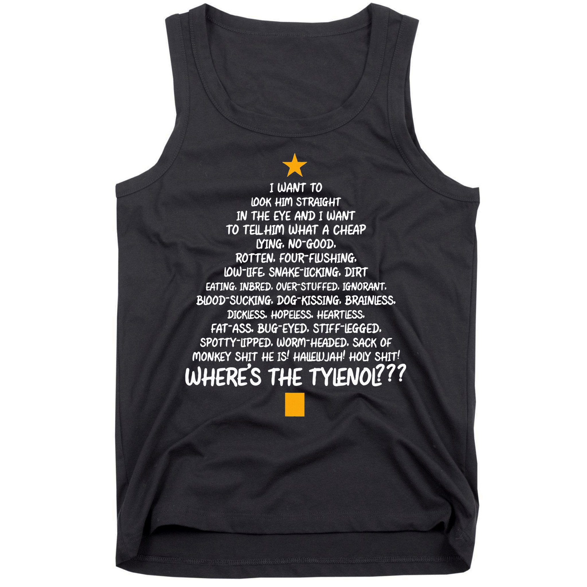 Christmas Vacation Rant Christmas Tree Tank Top