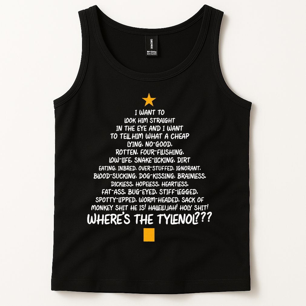 Christmas Vacation Rant Christmas Tree Tank Top