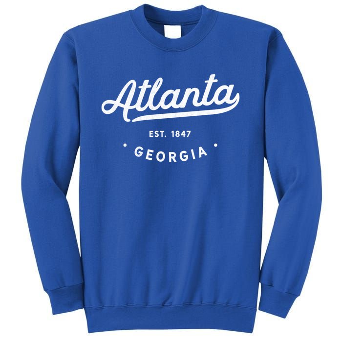 Classic Vintage Retro Atlanta Georgia Usa 1847 Cool Gift Sweatshirt