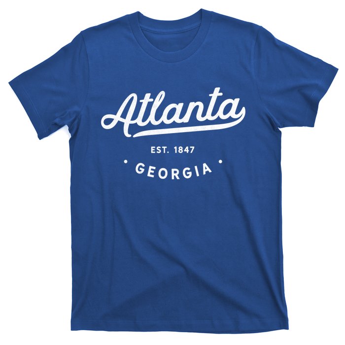 Classic Vintage Retro Atlanta Georgia Usa 1847 Cool Gift T-Shirt