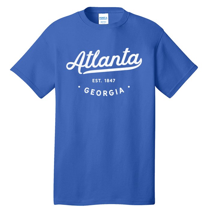 Classic Vintage Retro Atlanta Georgia Usa 1847 Cool Gift Tall T-Shirt