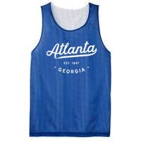 Classic Vintage Retro Atlanta Georgia Usa 1847 Cool Gift Mesh Reversible Basketball Jersey Tank