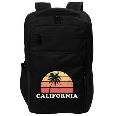 California Vintage Retro 70s Throwback Impact Tech Backpack