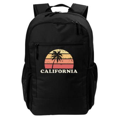 California Vintage Retro 70s Throwback Daily Commute Backpack