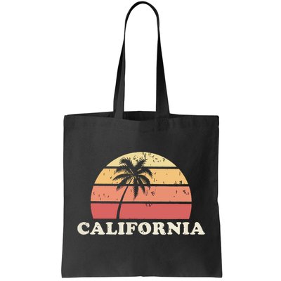 California Vintage Retro 70s Throwback Tote Bag