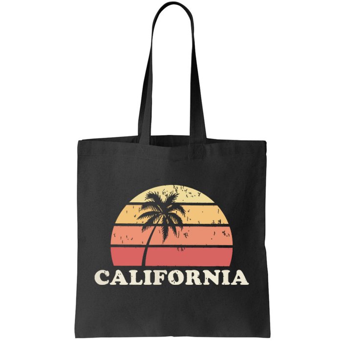 California Vintage Retro 70s Throwback Tote Bag