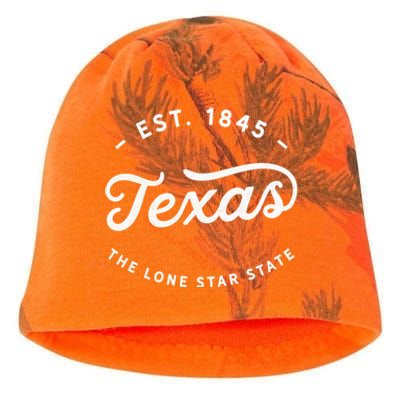 Classic Vintage Retro Texas 1845 Lone Star Gift Kati - Camo Knit Beanie