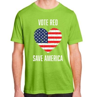 Conservative Vote Red Save America Republican Politics Gift Adult ChromaSoft Performance T-Shirt