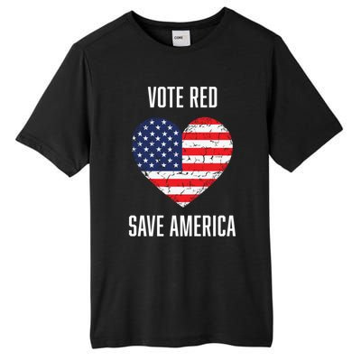 Conservative Vote Red Save America Republican Politics Gift Tall Fusion ChromaSoft Performance T-Shirt