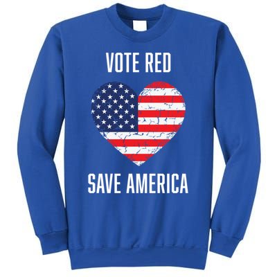 Conservative Vote Red Save America Republican Politics Gift Sweatshirt