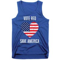 Conservative Vote Red Save America Republican Politics Gift Tank Top