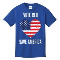 Conservative Vote Red Save America Republican Politics Gift Kids T-Shirt