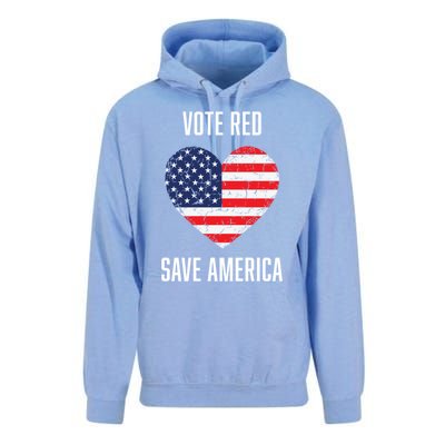 Conservative Vote Red Save America Republican Politics Gift Unisex Surf Hoodie