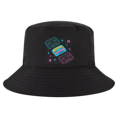 Cassettes Vaporwave Retrowave Synthwave Retro Vintage Cool Comfort Performance Bucket Hat