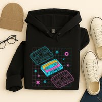 Cassettes Vaporwave Retrowave Synthwave Retro Vintage Hoodie