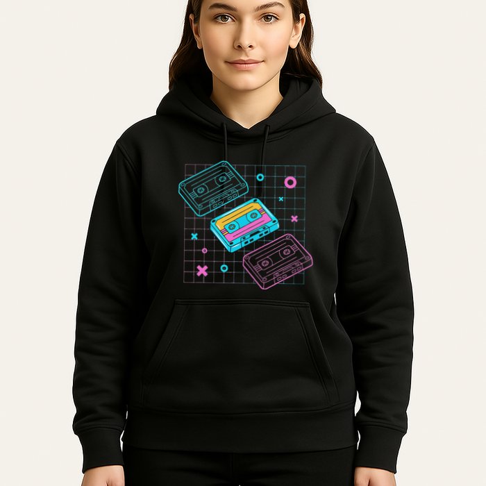Cassettes Vaporwave Retrowave Synthwave Retro Vintage Hoodie