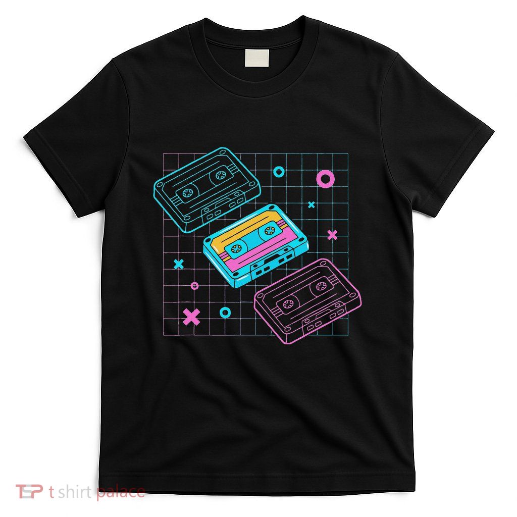 Cassettes Vaporwave Retrowave Synthwave Retro Vintage T-Shirt