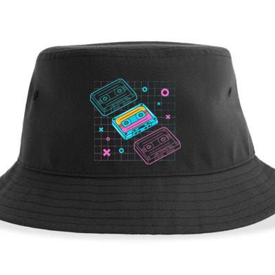 Cassettes Vaporwave Retrowave Synthwave Retro Vintage Sustainable Bucket Hat