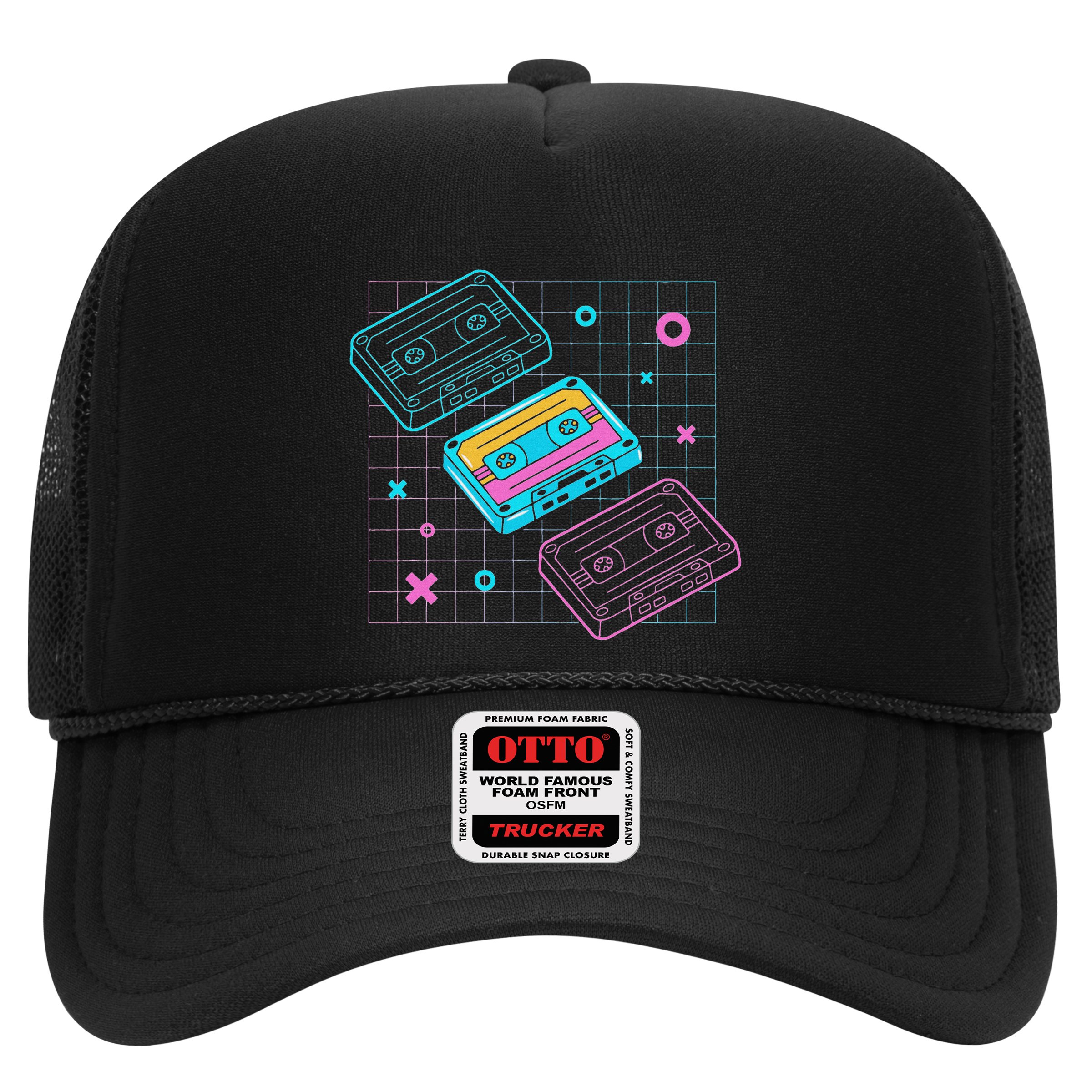 Cassettes Vaporwave Retrowave Synthwave Retro Vintage Hat