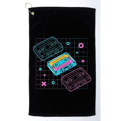 Cassettes Vaporwave Retrowave Synthwave Retro Vintage Golf Towel