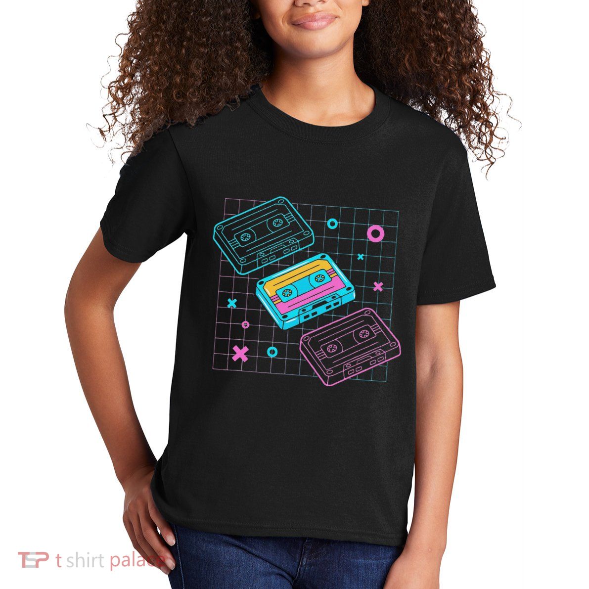 Cassettes Vaporwave Retrowave Synthwave Retro Vintage Kids T-Shirt