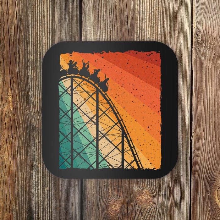 Cute Vintage Roller Coaster Design Amusement Park Coaster