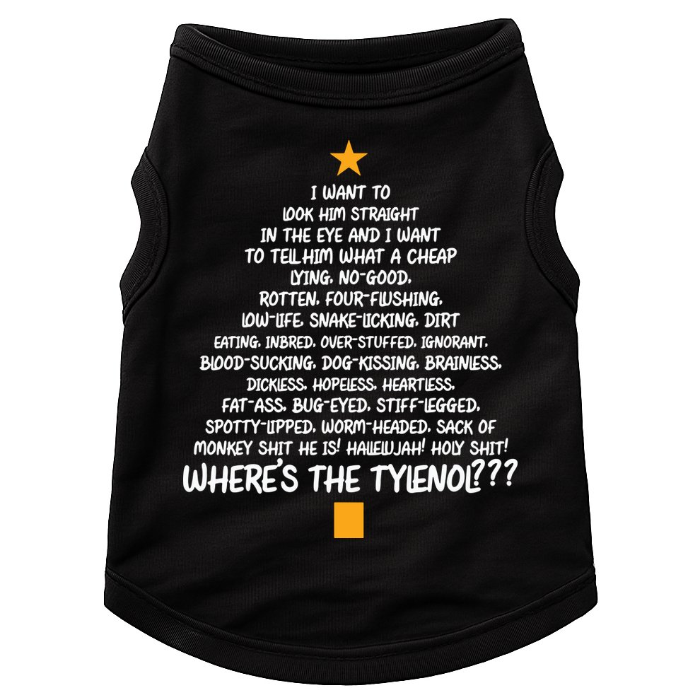 Christmas Vacation Rant Christmas Tree Doggie Tank