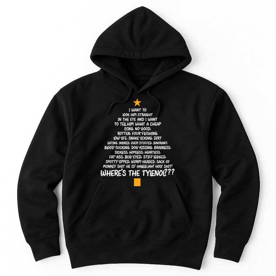 Christmas Vacation Rant Christmas Tree Hoodie