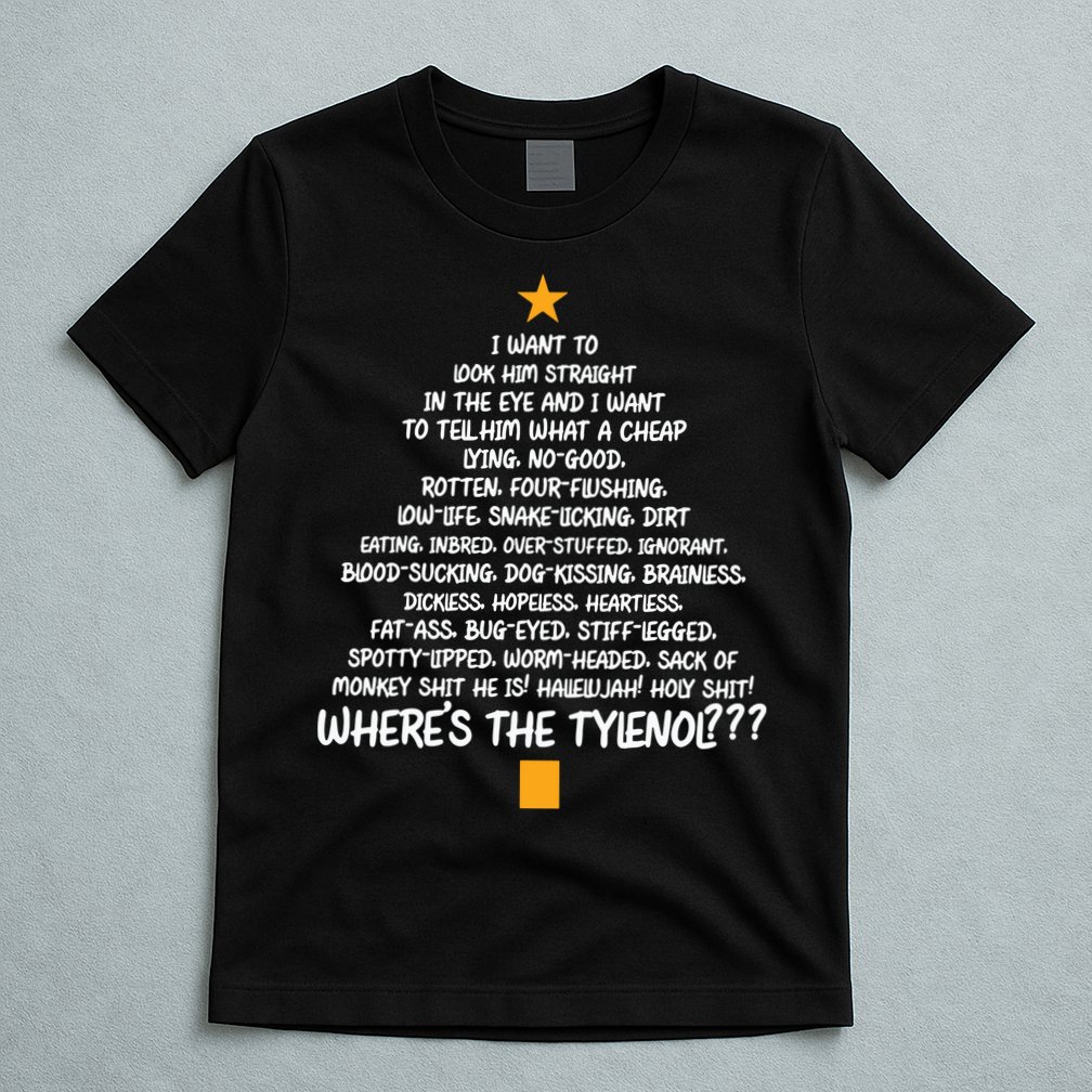 Christmas Vacation Rant Christmas Tree T-Shirt