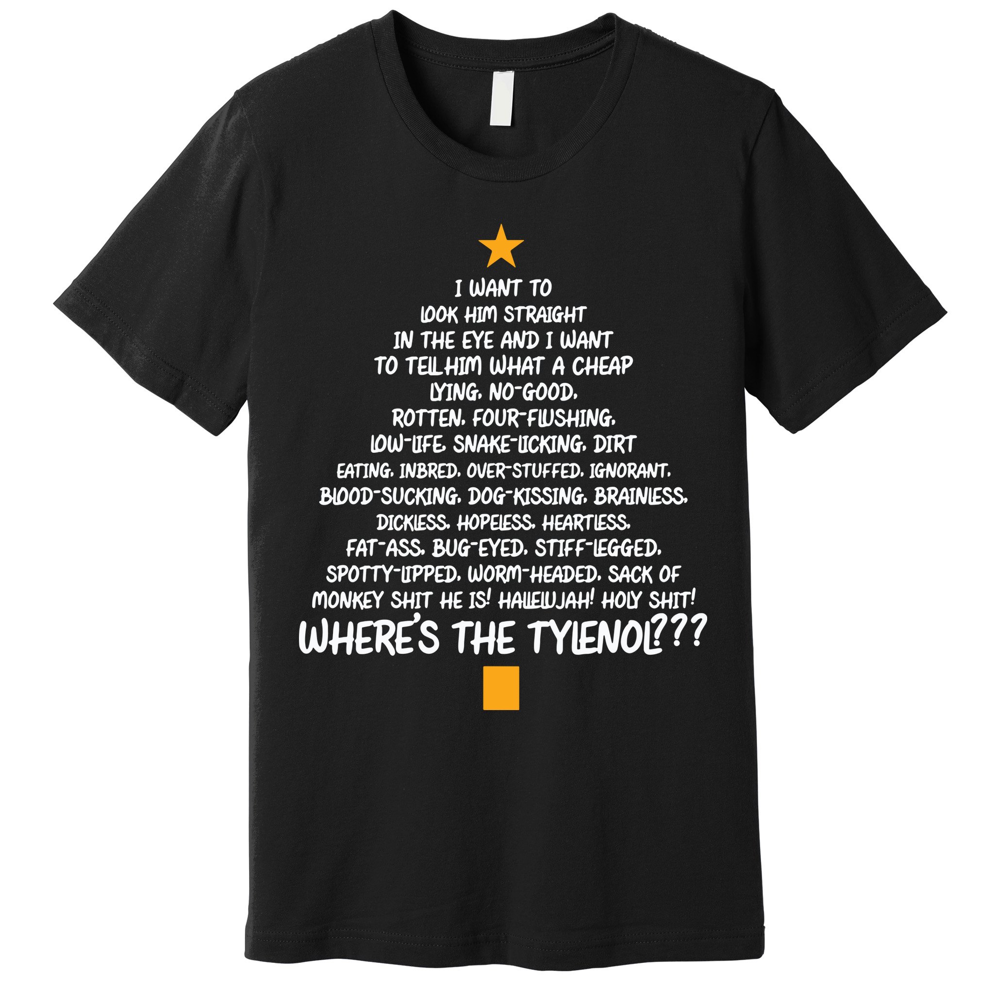 Christmas Vacation Rant Christmas Tree Premium T-Shirt