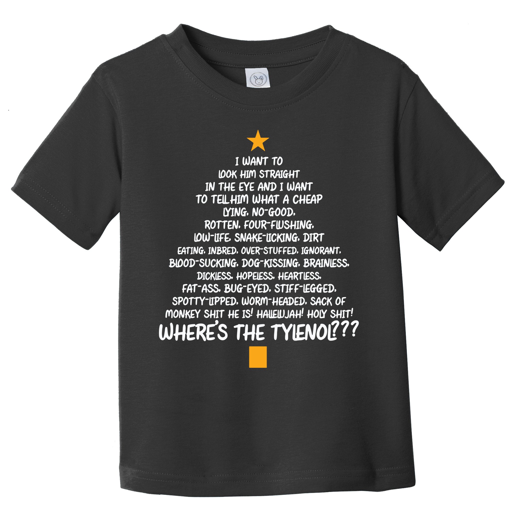 Christmas Vacation Rant Christmas Tree Toddler T-Shirt