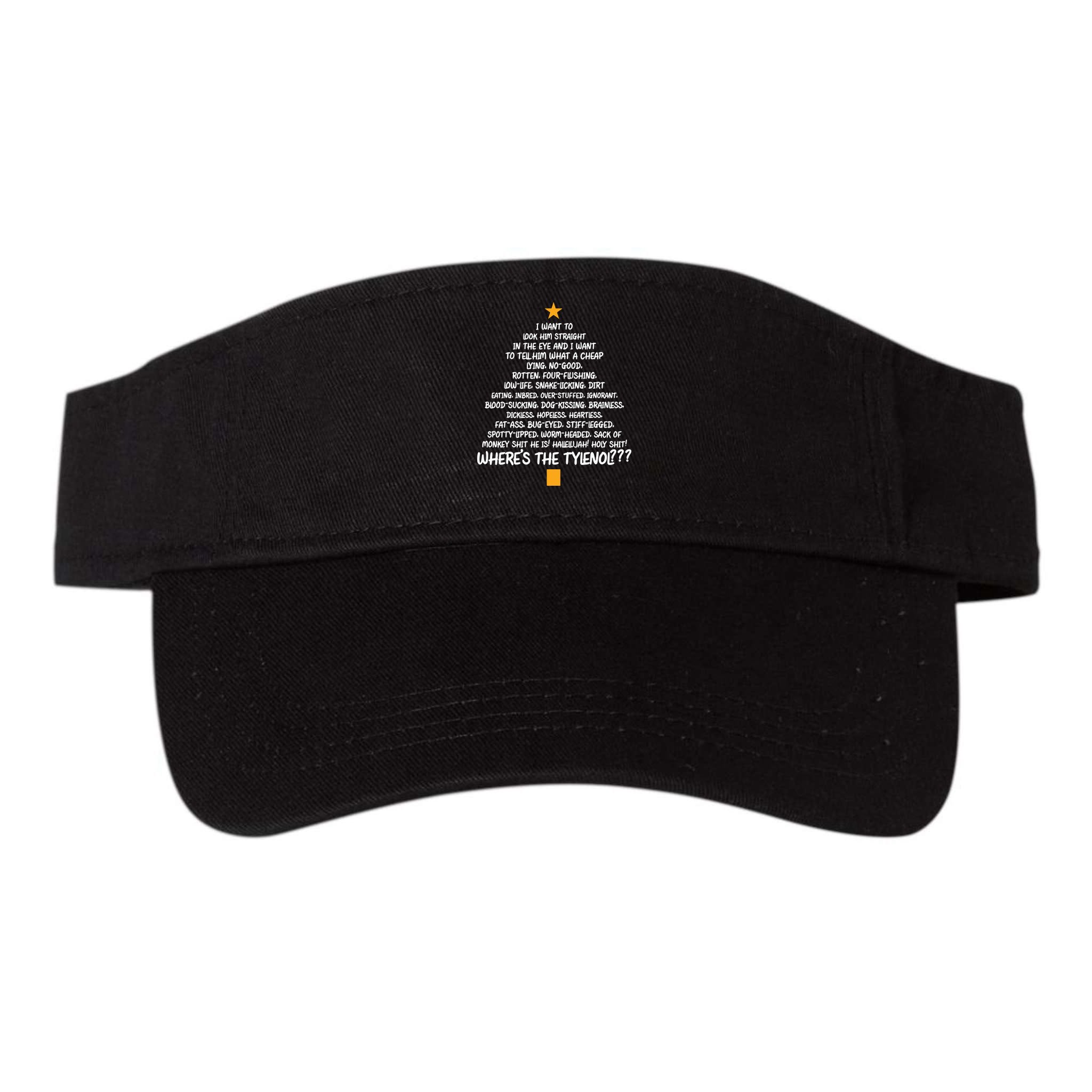 Christmas Vacation Rant Christmas Tree Visor