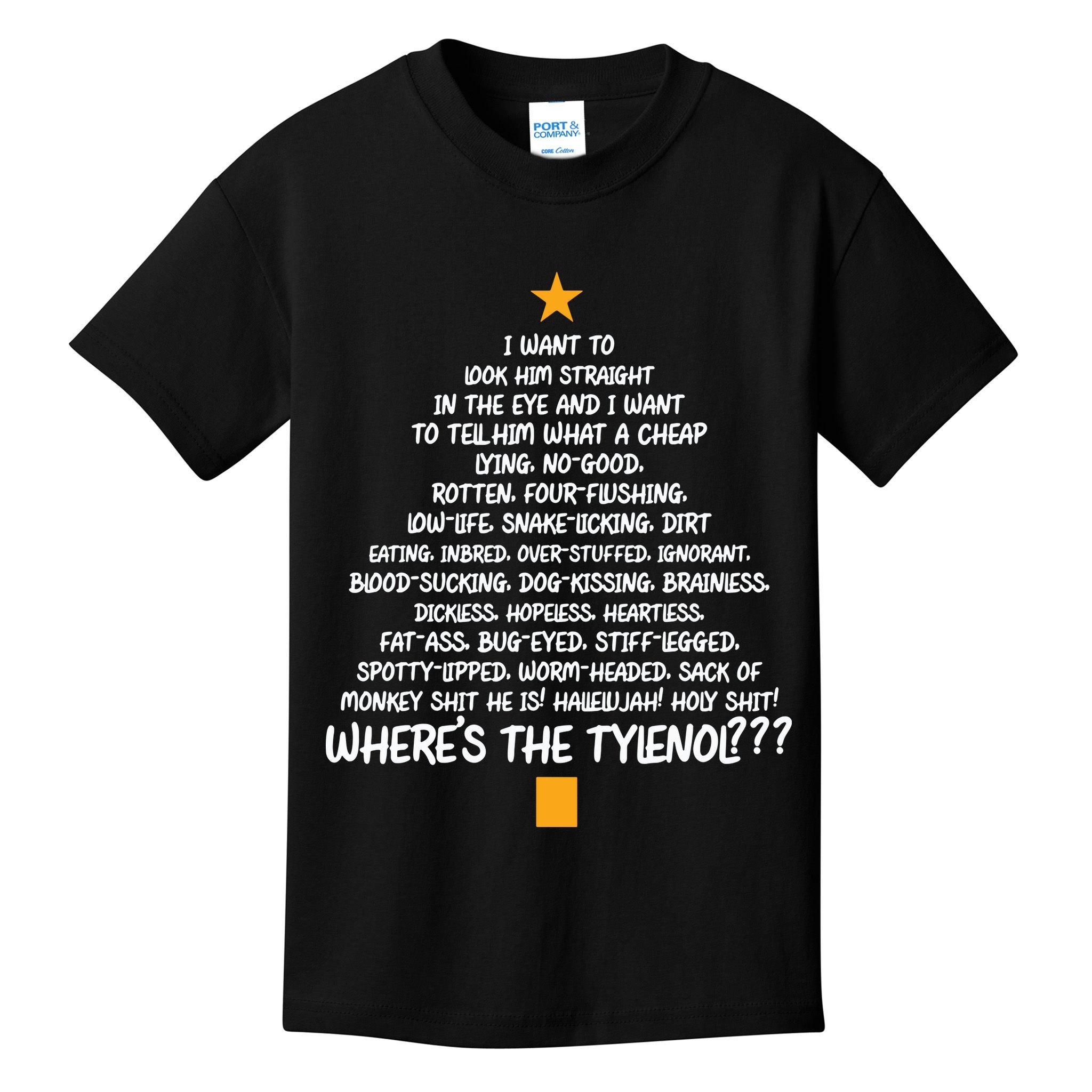 Christmas Vacation Rant Christmas Tree Kids T-Shirt