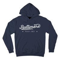 Classic Vintage Retro Baltimore Maryland Home Hoodie