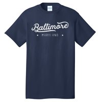 Classic Vintage Retro Baltimore Maryland Home Tall T-Shirt