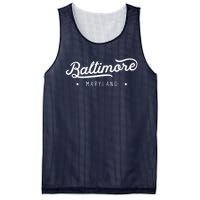 Classic Vintage Retro Baltimore Maryland Home Mesh Reversible Basketball Jersey Tank