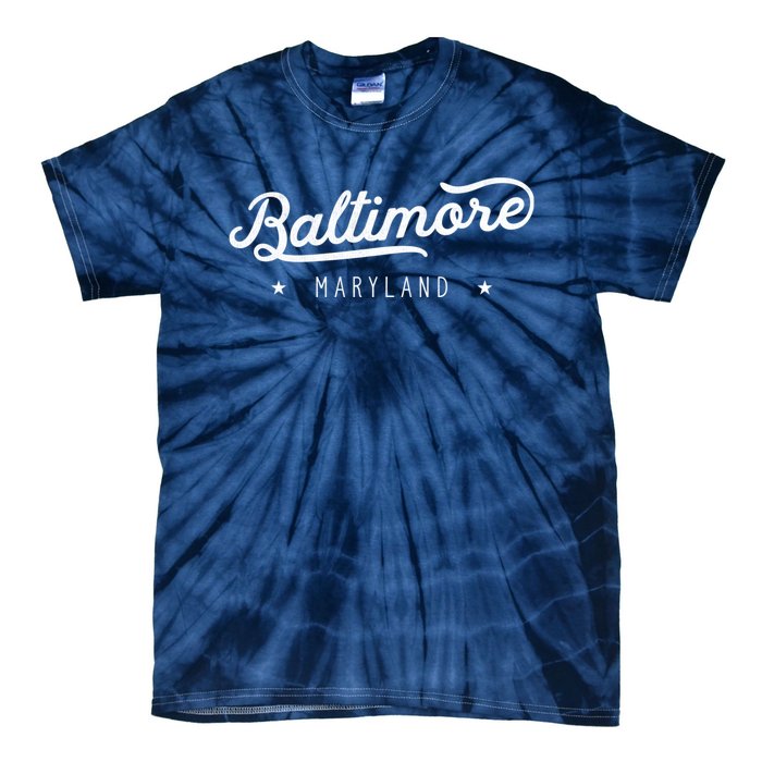 Classic Vintage Retro Baltimore Maryland Home Tie-Dye T-Shirt