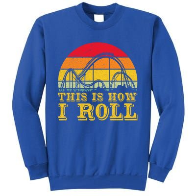 Cool Vintage Roller Coaster Amuset Park Lover Cool Gift Tall Sweatshirt