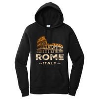 Cool Vintage Roma Italia Colosseum Souvenirs Rome Italy Women's Pullover Hoodie