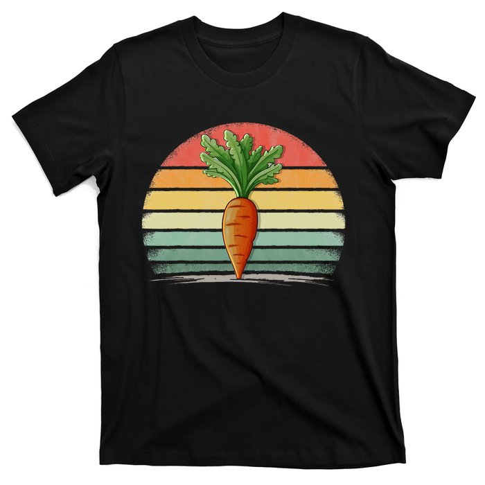 Carrots Vegetable Retro Style Distressed Vintage Carrots T-Shirt