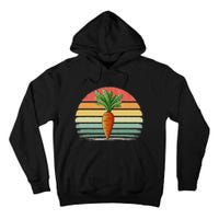 Carrots Vegetable Retro Style Distressed Vintage Carrots Tall Hoodie