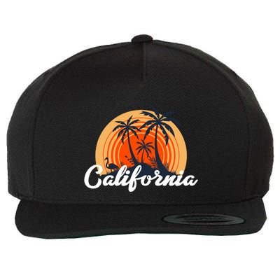 California Vintage Retro Style For California Lovers Meaningful Gift Wool Snapback Cap