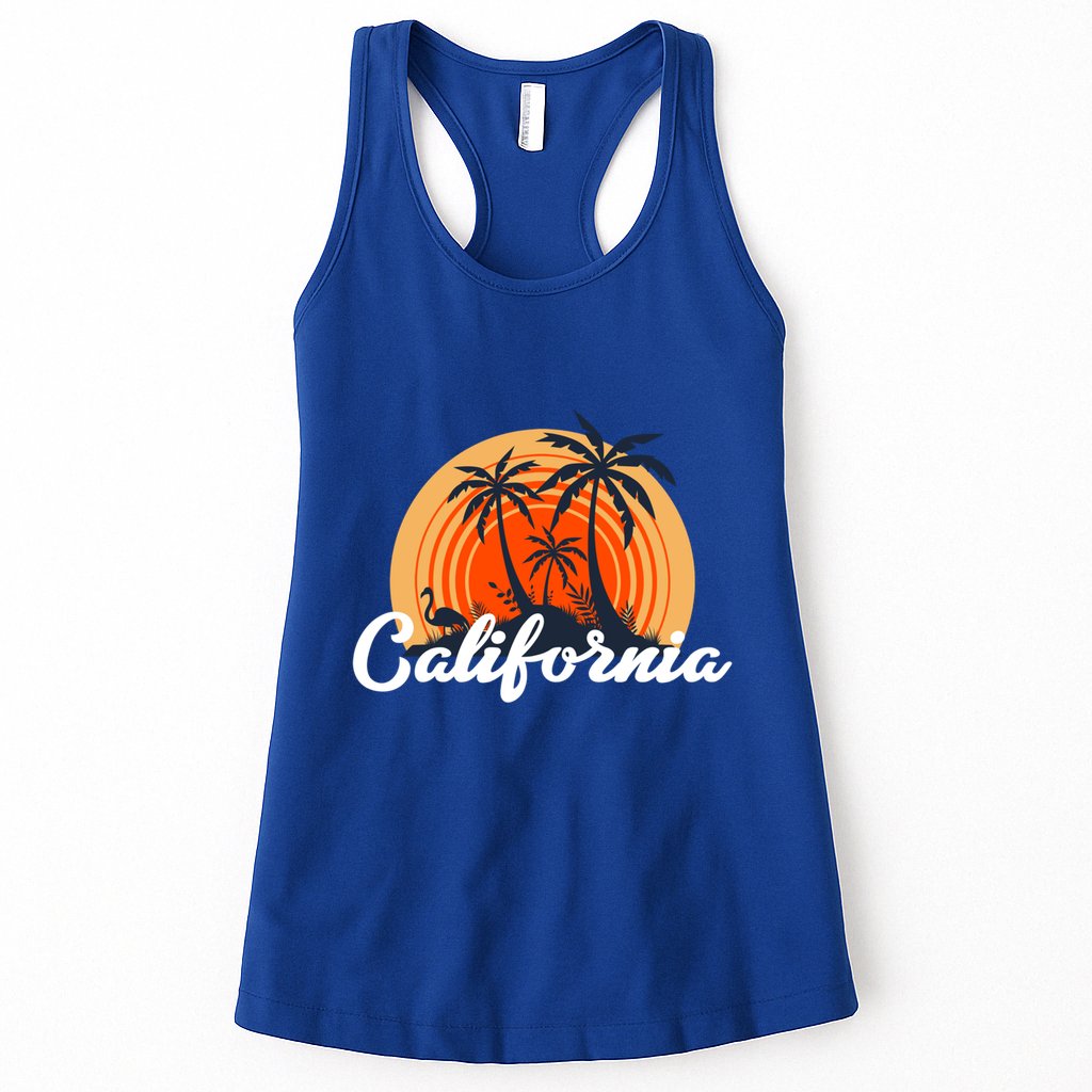 California Vintage Retro Style For California Lovers Meaningful Gift Womens Tank Top