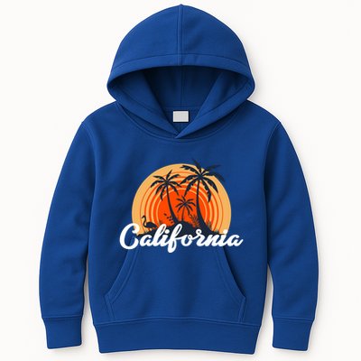 California Vintage Retro Style For California Lovers Meaningful Gift Kids Hoodie