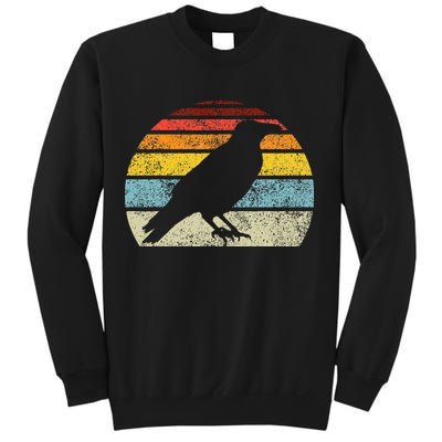 Crow Vintage Raven Gothic Retro Bird Lover Sweatshirt
