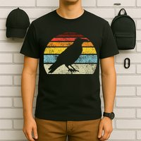 Crow Vintage Raven Gothic Retro Bird Lover T-Shirt