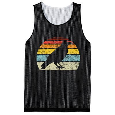Crow Vintage Raven Gothic Retro Bird Lover Mesh Reversible Basketball Jersey Tank