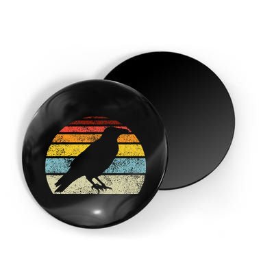 Crow Vintage Raven Gothic Retro Bird Lover Magnet